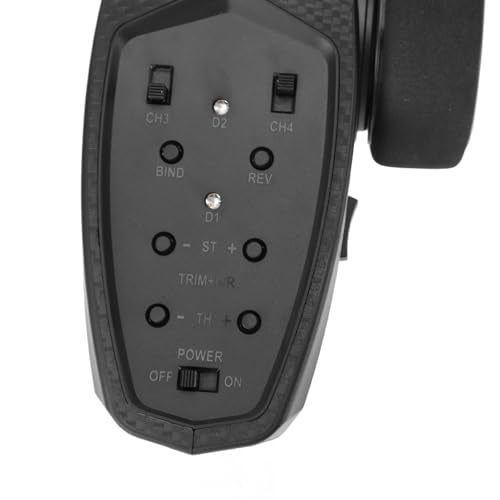 Sorandy Car Remote Controller and Receiver, RC Radio Control System with 2 Modes, 2.4GHz 7 Channels Transmitter & Receiver, Universal for Vehicle Boat Model