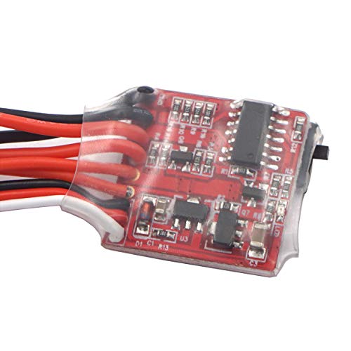 RC 30A Brushed ESC Motor Electric Speed Controller 4~8v with Brake for 1/16 1/18 1/24 RC Car Boat Tank
