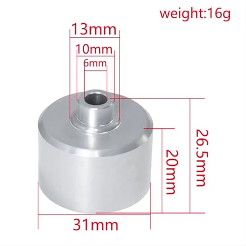 RC Car Parts Compatible with HPI for Savage X 4.6 XL 5.9 1/8 RC Car Upgrade Parts Replacement Accessories Metal Differential Housing