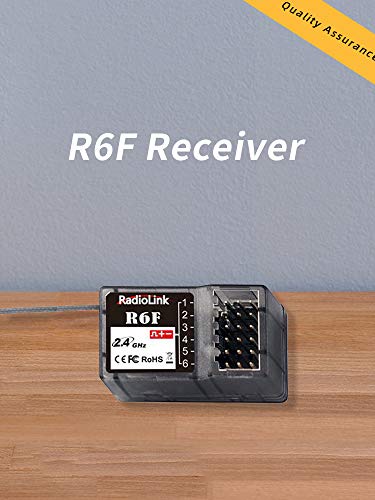 RadioLink R6F 2.4Ghz 6CH 6 Channel RC Car Receiver for RC6GS RC4GS RC3S RC4G T8FB RC Transmitter Remote Controller Car Toys
