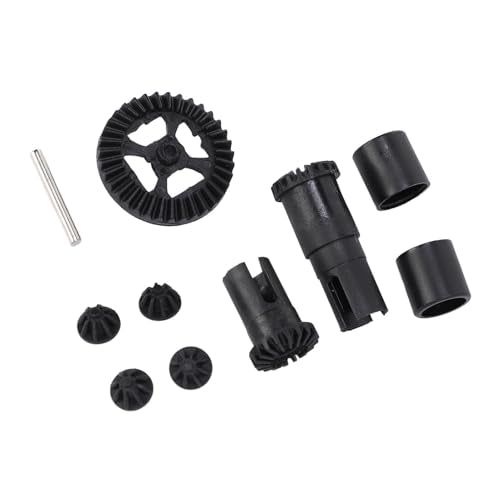 Alomejor RC Car Differential Gear Set, Front Rear Differential Pinion Gear Set for, with High Strength Plastic for Stable Performance