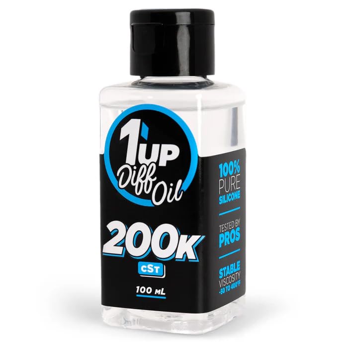 1UP Racing 110200 - Pure Silicone Diff Oil, 100ml, 200K CST