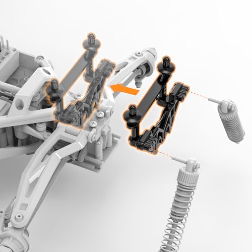 Hosim Shock Proof Bracket 1/10 Scale X16 X08 X07 X06 X05 X15 X07W X15W RC Car Replacement Parts, RC Trucks Accessories Part No.C12026