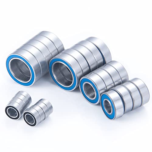 26PCS Complete Blue Ball Bearings Kit for Tekno EB410&ET410&EB410.2 | ET410.2 Upgrade Parts