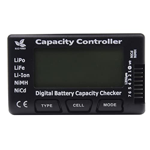 Blomiky 5 in 1 Lipo Li-ion Life NiCd NiMH Battery Cell Capacity Percentage Checker Voltage Tester Battery Balancer Cell Meter 7