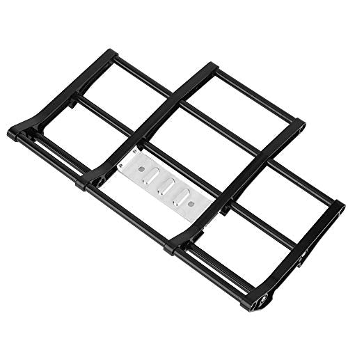 RC Car Bumper, 1/14 RC Car Truck Metal Front Bumper Model Accessory Fit for Tamiya King Hauler, Globe Liner RC Car (N10210BL Black) - color: N10210bl Black