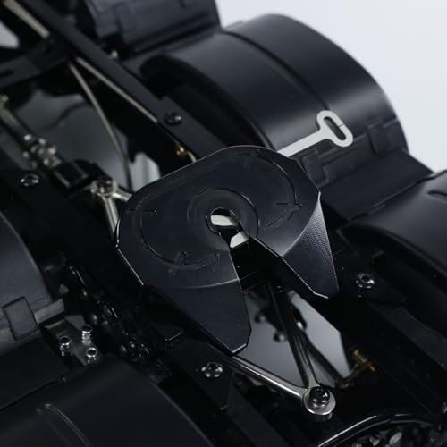 LESU wheelfun 1/14 RC Tractor Truck for 3363 1851 Heavy Metal Chassis 3-Speed Transmission Lock Differential Front Hook Equipment Rack Light Sound I6S Radio Construction Vehicle Hobby Grade Model