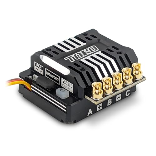 SKYRC Toro TS160-PRO V2 Aluminum Racing Competition Sensored ESC, 160A/850A, 2-3S LiPo, BEC 6.0V/7.4V up to 15A, RC Gears App (Bluetooth dongle Required)