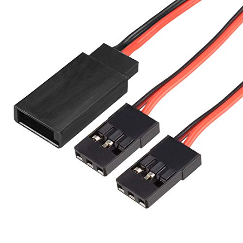 uxcell RC Products 3 Way On/Off Servo Wire Switch 2pcs | for JR Futaba Charge Cord