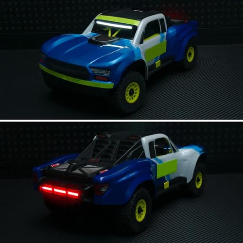 Front and Rear Lights Kits RC Car Upgrade Parts for ARRMA 1/14 Mojave GROM RC