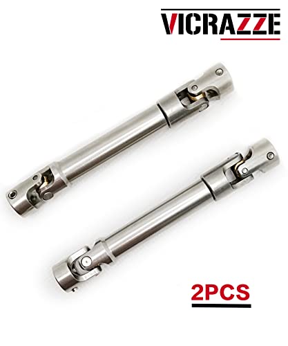Stainless Steel RC Drive Shaft 90-125mm for 1/10 RC Crawler | CNC Machined,Heavy-Duty Drive Shafts,for 1/10 RC Crawler Traxxas TRX6 Axial SCX10 Wraith Capra D90 TF2 Redcat GEN8