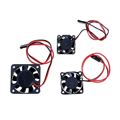 Motor Cooling Fan DC Motor RC Model Parts 30MM 5V-7V DC Cooling Fan Motor Radiator System Black Fan(30mm-2PCS)