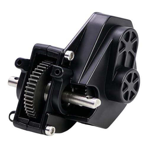 1/24 Plastic Complete Transmission Gearbox with Steel Gears for Axial SCX24 | Gear box for RC Crawler Axial SCX24 Deadbolt C10 JLU Gladiator Bronco Upgrade