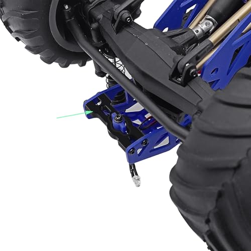 Aluminum Alloy RC Crossbar Body Mounts Compatible with LOSI 1/18 Mini LMT Monster Truck Absorber Upgrade Parts (Black)