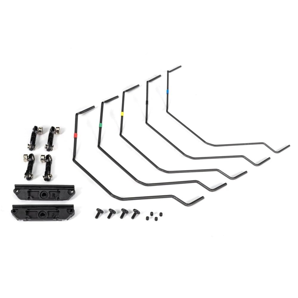TRAXXAS SWAY BAR KIT MAXX SLASH F/R, BLACK
