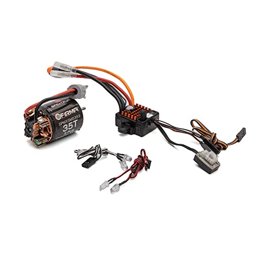 Spektrum Firma 70A Brushed Smart ESC, 2S-3S: IC3 / 35T Brushed Motor Combo, SPMXSEMC12