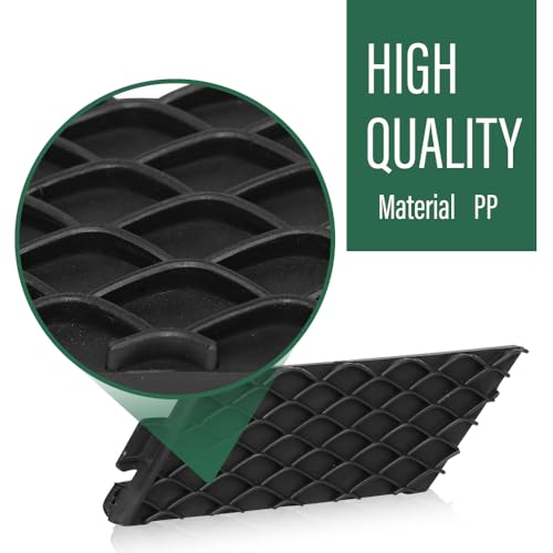 LQI Front Bumper Tow Eye Cap Tow Hook Cover | Fit 2013-2016 Benz X166 GL-Class GL350/450/550/ Not Fit Model with Standard 166-885-51-22, A1668855122, 1668855122 - size: Front | Fit Benz X166 GL-Class 2013-2016