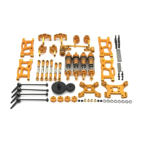 Rc Shock Absorber for WLtoys 124019 1:14 144010 02 144001 1:12 Front/R Suspension Arms Steering Block Steering Linkage Shock Tower Shock Absorber Set Parts
