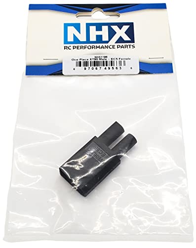 One Piece EC5 Female to XT90 Male Connector Adapter Plug Black