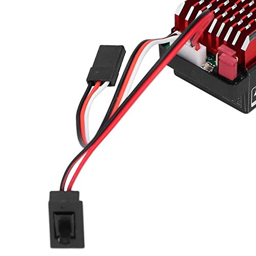 540 Brushed Motor, 360A ESC with T Plug Upgrade for 1/10 RC Car 55T