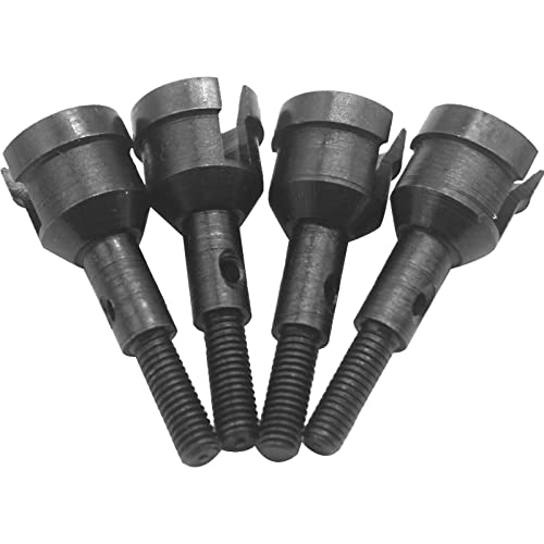 4Pack Vgoohobby RC Wheel Axle Shaft Locknuts with 7mm to 12mm Wheel Hex Hub Convert Adapter Compatible with Wltoys A959 A969 A979 K929 RC Car 1/18 Scale RC Car