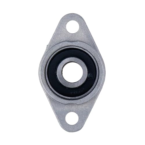 Pillow Block Bearing 4Pcs, 5/16" (8mm) ID Mounted Pillow Block Bearings, Zinc Alloy Steel Mounted Flange Bearing, Self Alignment, KFL08 - size: 5/16"(KFL08)
