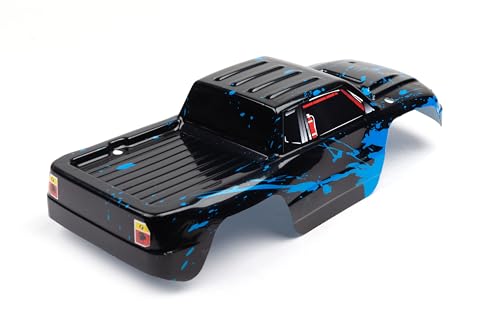 SummitLink Custom Body Compatible for 1/10 Scale RC Car or Truck (Truck not Included) (Muddy Blue Over Black) - style: Muddy Blue Over Black