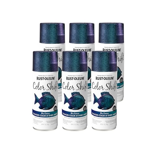 Rust-Oleum 372479 Specialty Color Shift Spray Paint, 11 oz,Blue Cosmos, 6 Pack - color: Blue Cosmos, size: 11 oz (Pack of 6)