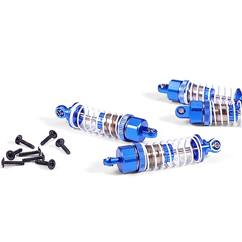 HAIBOXING 1/16 RC Cars Spare Parts Full Aluminum Oil Shocks 4pcs, RC Trucks Upgraded Parts Apply to 16889 & 16890A & 16889A (16HOP1)