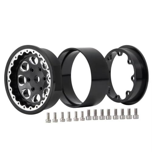 Parts For Axial For SCX10 D90 CC01 1/10 Aluminum Alloy 1.9 Inch Beadlock Wheel Rim Hubs RC Crawler Car Truck Model Upgrade Parts