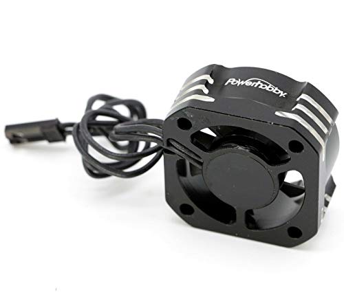 30MM Aluminum Booster High Speed RC Cooling Fan 28K (Black) - 1.18" x 1.18" x 10mm - Perfect for RC Vehicles, ESCs, Motors - color: Black