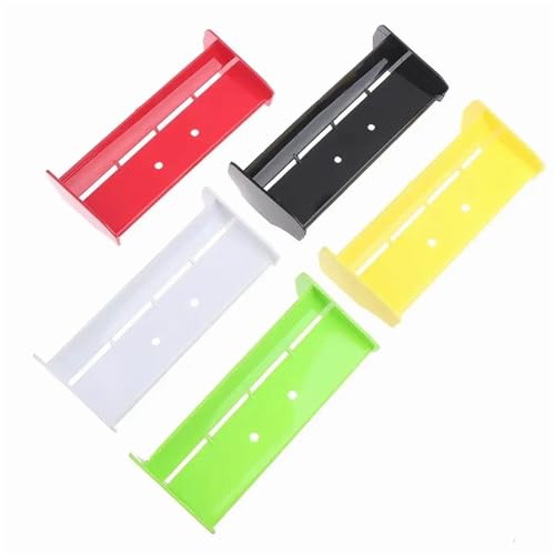 Rear Wing Tail Wing Body Spoiler 06021 Compatible Spare Parts Compatible With 1/10 Off Road Buggy Racing Cars(YELLOW) - color: Yellow