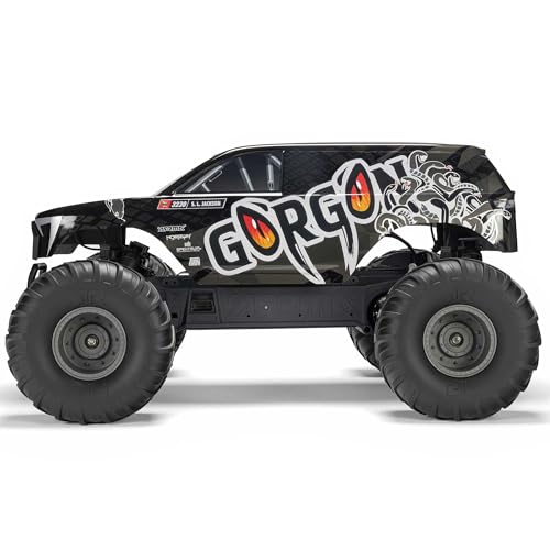 ARRMA RC Truck 1/10 Gorgon 2 Wheel Drive RTR Brushed Monster Truck Battery & Charger Included Gun Metal ARA3230ST3 - color: Gun Metal