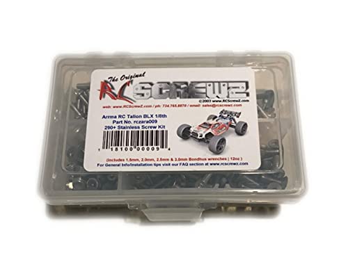RCScrewZ Stainless Steel Screw Kit ara009 compatible with Arrma RC Talion 6S BLX 1/8th Scale, RTR Racing Truggy (#AR106030)
