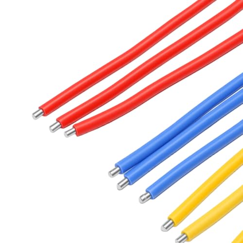 Generic ESC Extension Cable, 14AWG Silicone ESC Wire with 4.0mm Banana Female Connector, 9 Pack 120mm for RC Cars Boats Brushless Motor Setup