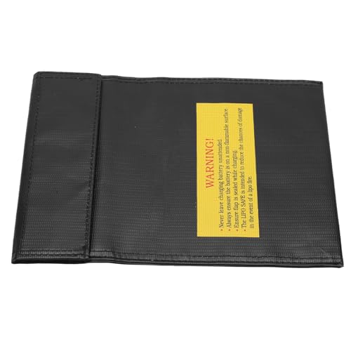Fireproof Lipo Battery Storage Bag, Heat Resistant Charging Pouch for Drone and RC Aircraft Batteries