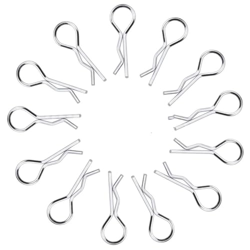 RC Crawlers Components For HSP For HPI 1/8 1/10 1/16 Replacement RC Body Shell Clip Pins Model Remote Control Car Spare Parts RC Model Car Toy Accessories 100PCS(1/10) - size: 1/10