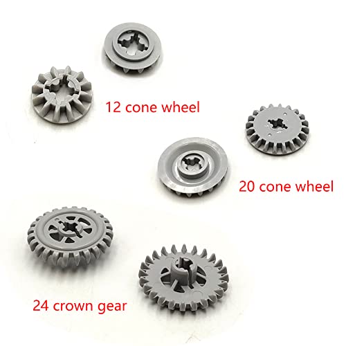 116 pcs Technical Gears Axle Pin Connectors - Wheels Connectors Rack Gear Car Building Brick Accessories Pieces Sets Compatible with Mindstorms Building Bricks Block Technical Toys (116 TECH PARTS) - style: 116 TECHNIC PARTS