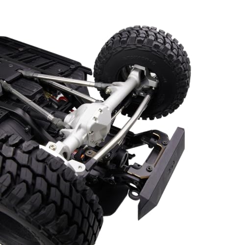158g Brass Front Rear Bumper Set for 1/10 Axial SCX10 III Upgrades | Brass front rear bumper with steering link. Match 1/10 RC Crawler Axial SCX10 III LCG chassis. Solid brass, upgrade parts