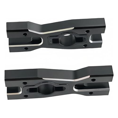 7075 Aluminum Body Mount Cross Bar for Losi 1/18 Mini LMT 4X4 Truck (Black) | Brushed Monster Truck,Upgrade Parts,LOS01026 Compatible,CNC Machined,High Strength,Lightweight,Precision Fit - color: Black