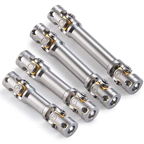 RC-Hub 1Pcs RC Driveshafts Metal Drive Shaft 45-50/47-57/55-67/60-80mm for 1:14 Tamiya Trailer Tractor Truck RC Crawler Car (45-50mm) - size: 45-50mm