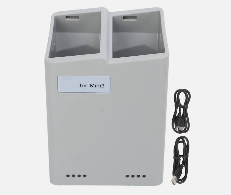 Mini3 Mini4 Pro Dual-Channel Fast Battery Charger Two-Way Charging Hub | Compatible with DJI Mini 4 Pro 3 Series Drone Battery, Featuring a Multi-Function Charger Accessories