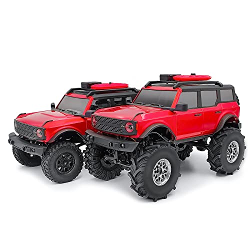 1.0inches Mud Tires 4pcs 62mm Rubber Crawler Wheel Tires for 1/18 TRX4M 1/24 Axial Scx24 Deadbolt C10 JLU CRC B-17 AXI00005 AXI00006 Upgrade - size: 62mm