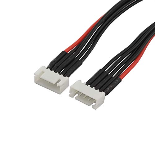 2pcs 15cm JST-XH 4S LiPo Balance Power Cable Connector 22AWG Extended Charging Wire Male Female Plug for RC Drone FPV Quadcopter Rechargeable Lipo Battery Charger DIY - size: 4S