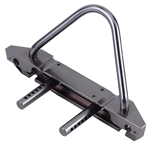 Aluminum Alloy RC Car Front Bumper, Lightweight Accessory for 1/10 Scale Axial SCX10 Remote Control Crawler, Enhances Performance