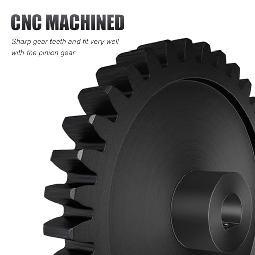 Main Gear 35T M1.5 Shaft with Bearing 45# Steel D-Shaped Hole Spur Gear with 25T Pinon Gear for TRAXXAS-1/5 X-MAXX 6S/8S Monster Truck and 1/6 4WD XRT 8S-78086-4, 1.5 Mod Large Transmission Gear Part - style: 25T + 35T