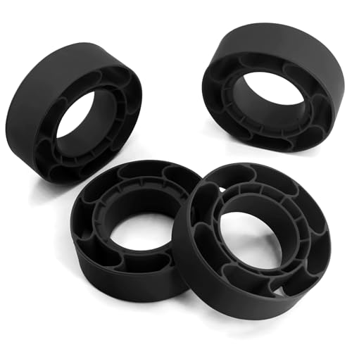 OGRC 1.0 Silicone Rubber Inserts RC Tire Inserts for TRX4M SCX24 1/18 1/24 RC Crawler Car (OD 60-64mm) - Black - color: Black