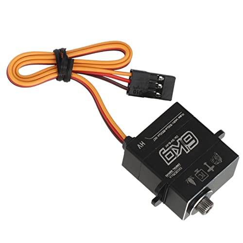 RC Servo, Digital Full Metal High Torque, Steering Servo 6KG for 1/24 Scale RC Cars Off-Road Racing and Hobbyist Projects
