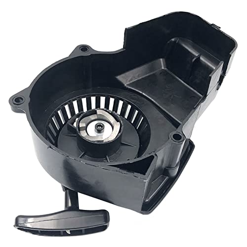 DEVMO Recoil Pull Starter Assembly Compatible with 47cc 49cc 2 Stroke Pit Bike ATV Quad Scooter Moped Black
