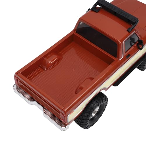 1/16 RC Truck, 2.4G Remote Control Off Road Crawler Toy with System and Shock Absorption, for Boys Kids Adults Birthday (Brown) - color: Brown